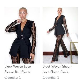 COPY - Blazer and pants size 4 pretty little things outfit